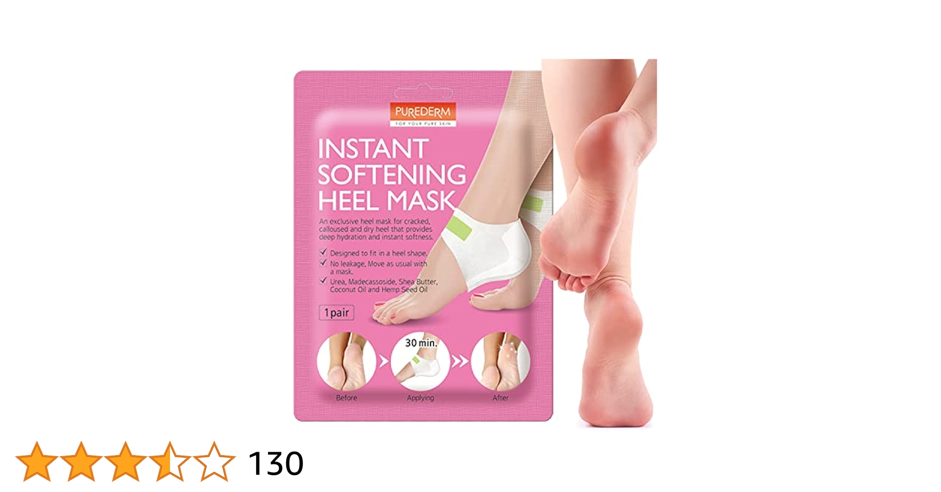 Purederm Instant Softening Heel Mask: Solusi Tumit Kaki Lembut dan Halus